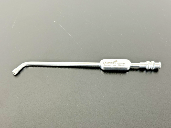 Jarit 440 398 Von Eicken 4mm Curved Short Stainless Cannula
