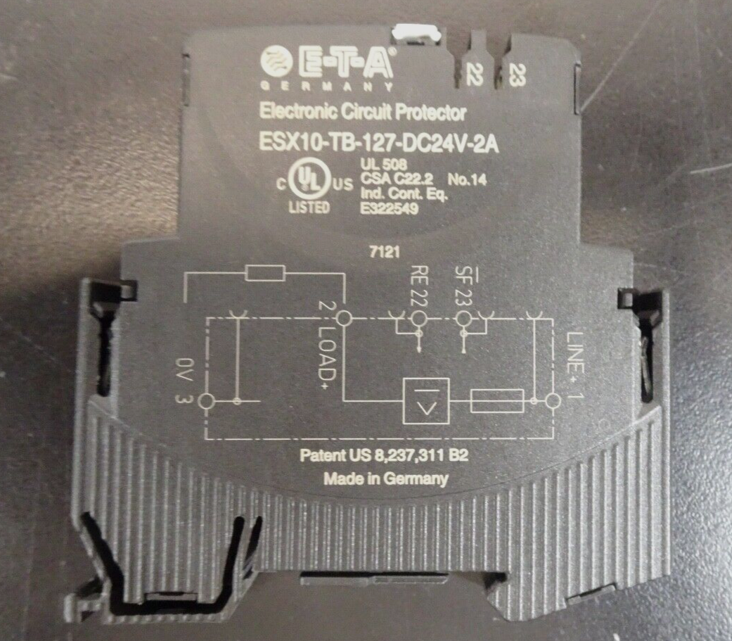 ETA ESX10 TB 127 DC24V 2A Electronic Circuit Protector0