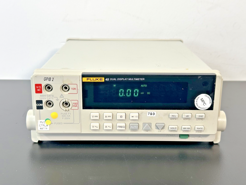 Fluke 45 Dual Display Bench Multimeter GPIB RS 2320