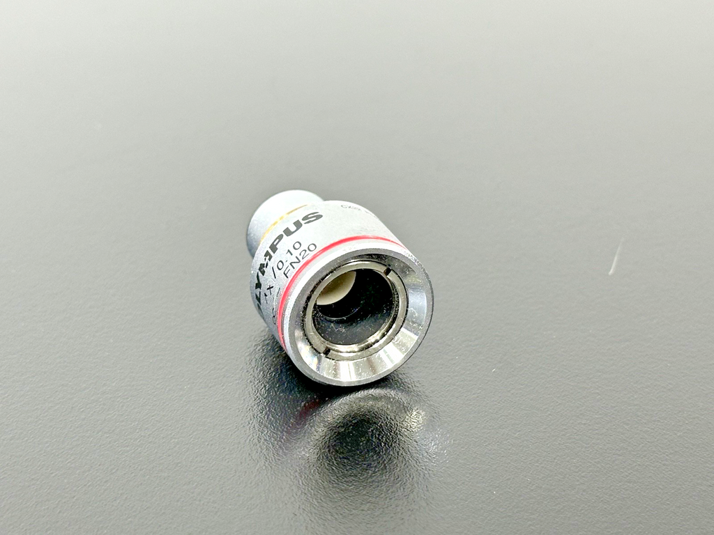 Olympus 4X 0.10 Plan Objective Microscope Lens Infinity FN203