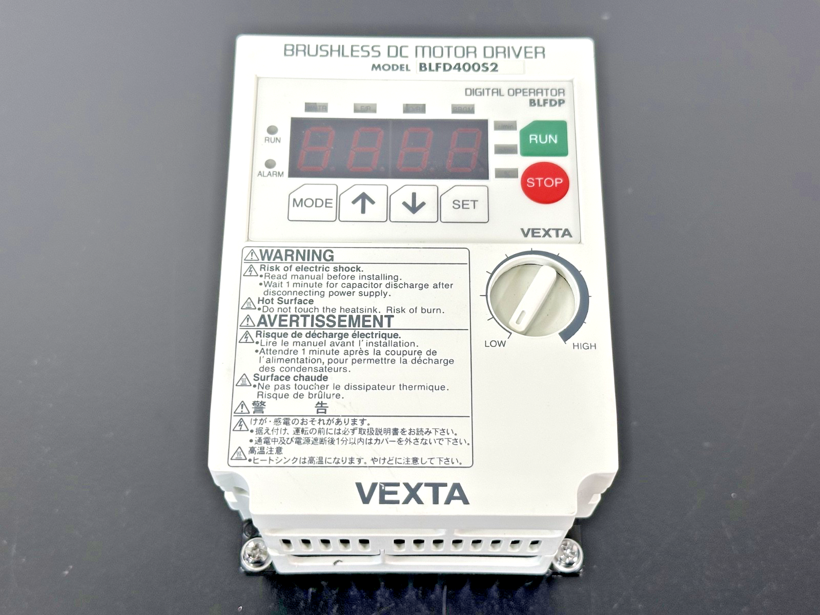 VEXTA BLFD400S2 Brushless DC Motor Driver Digital Operator BLFDP0
