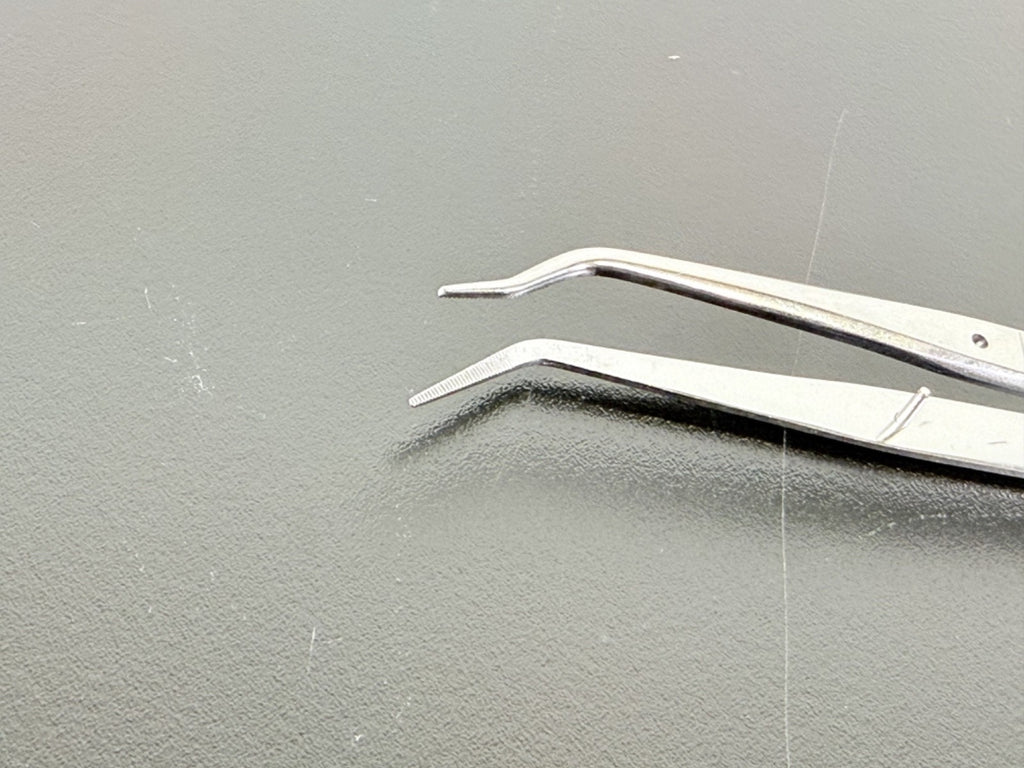 JARIT 130 225 Angled Bayonet Forceps AU1810 Germany Stainless2