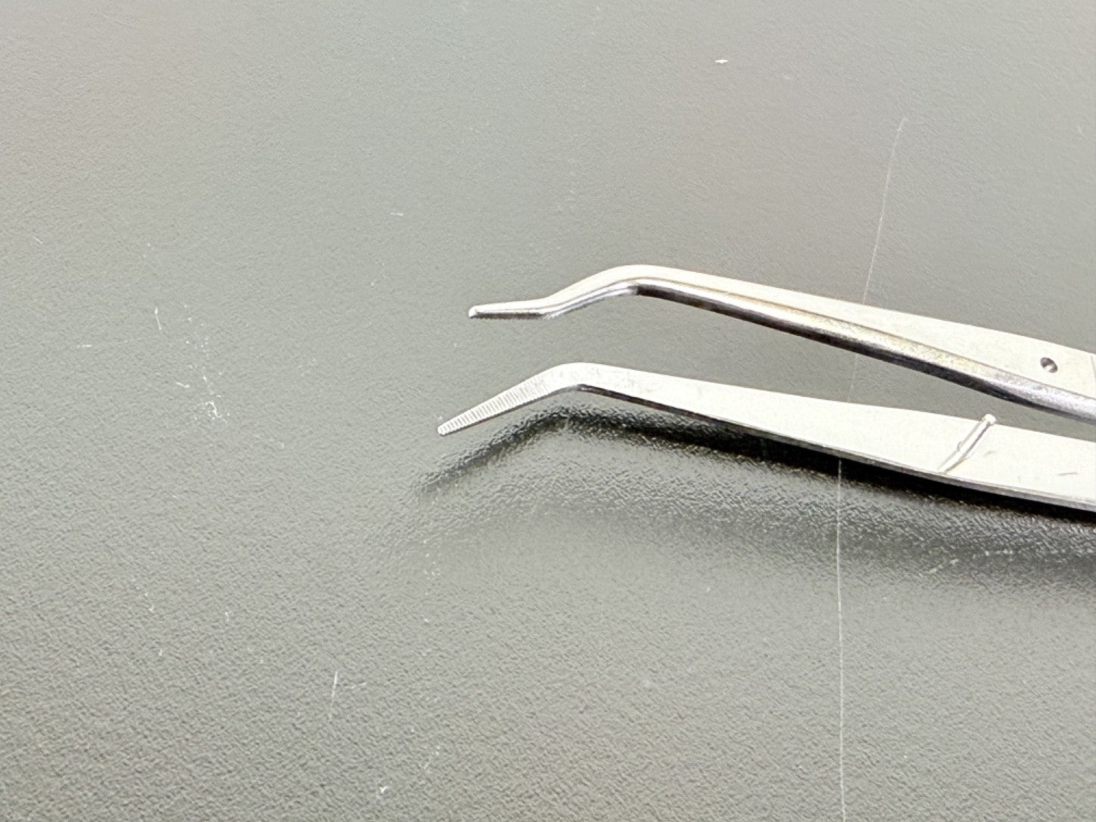 JARIT 130 225 Angled Bayonet Forceps AU1810 Germany Stainless2