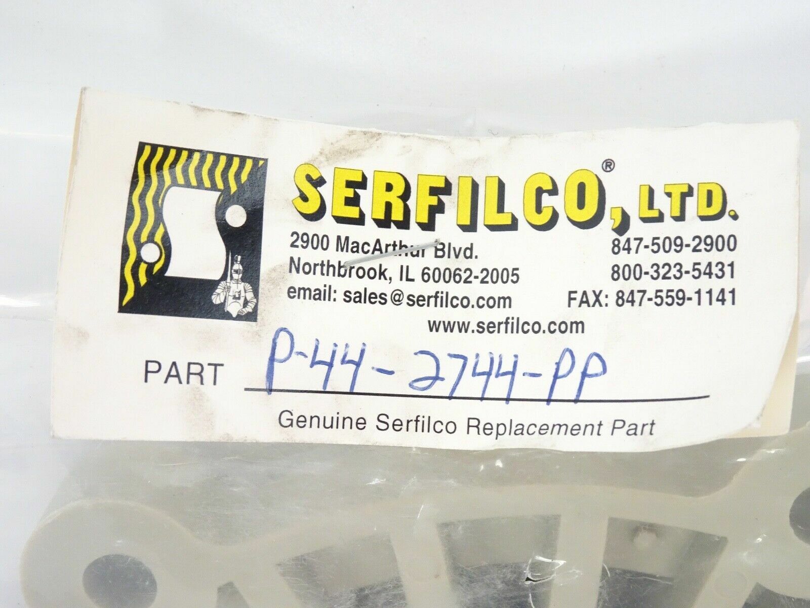Serfilco P 44 2744 PP 'HE' SUPPORT CASING PP3