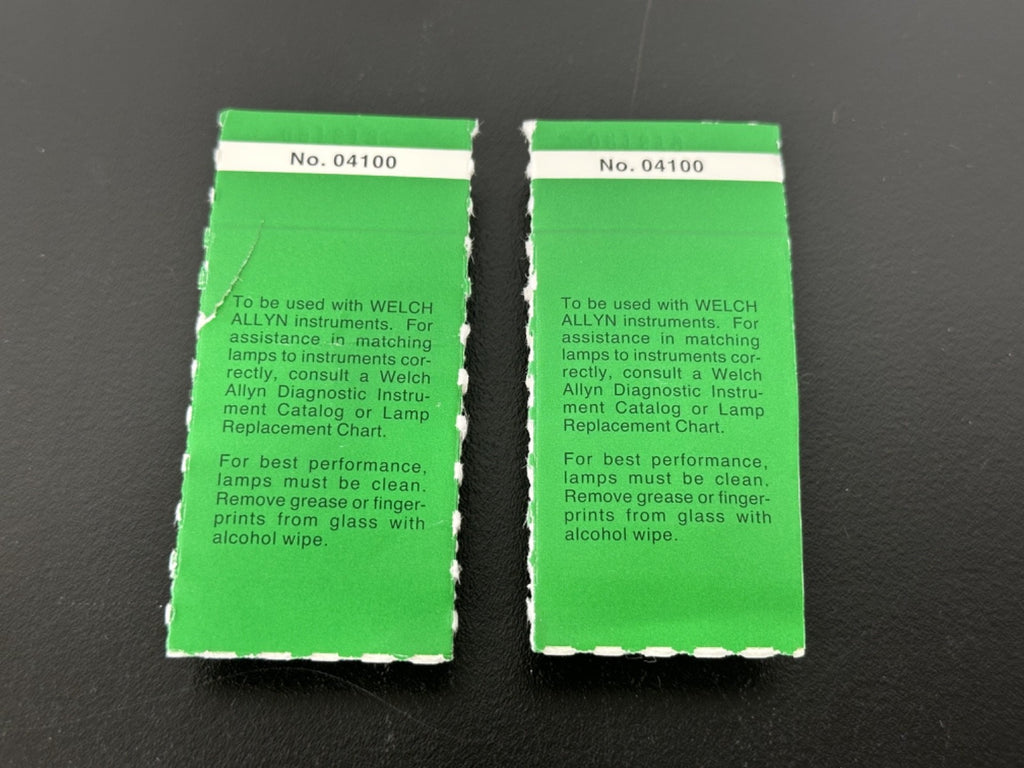Welch Allyn 04100 Replacement Diagnostic Lamp Bulb Lot of 21