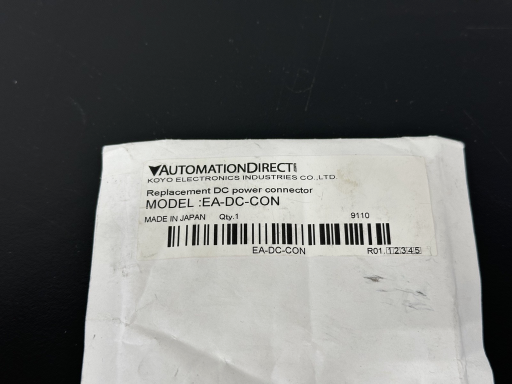 AutomationDirect EA DC CON Replacement DC Power Connector1