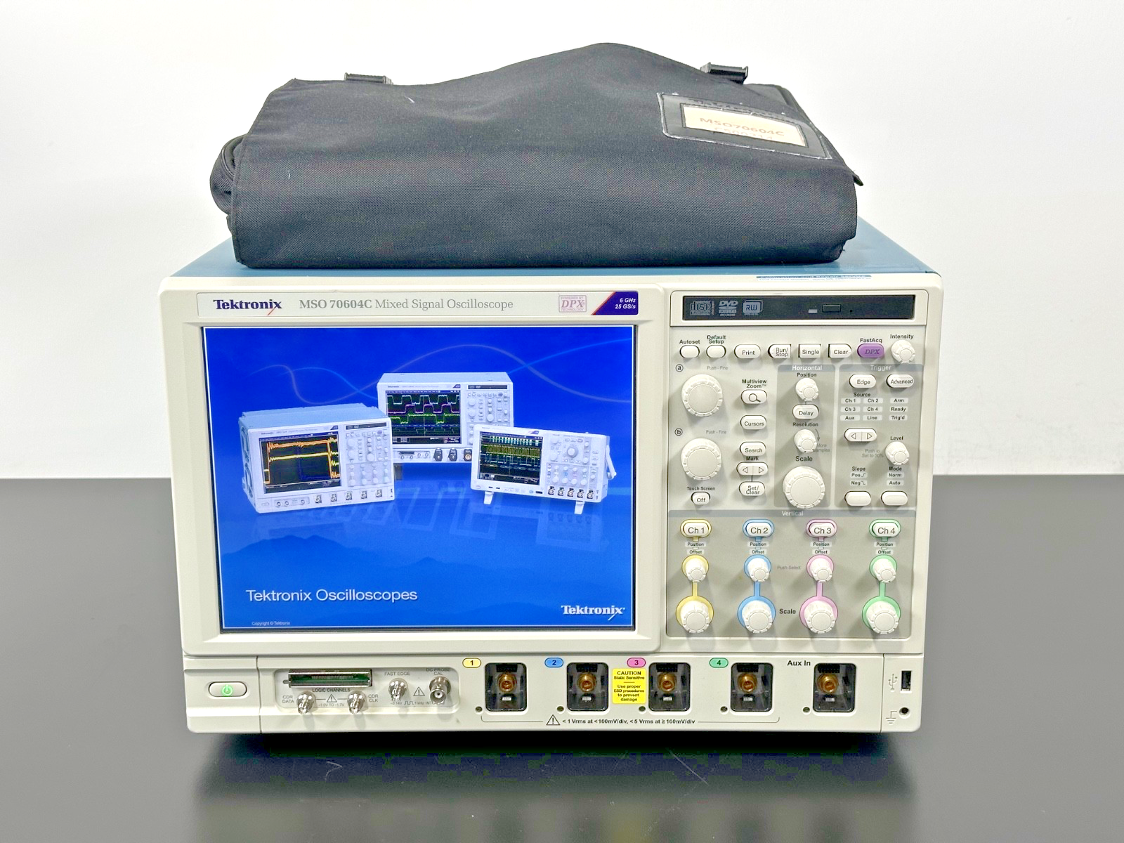Tektronix MSO70604C 6GHz 25GS/s Mixed Signal Oscilloscope w/ P6780 Kit Working0