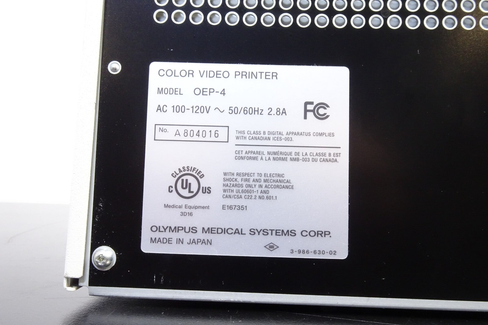 Olympus OEP 4 HDTV Color Video Printer7