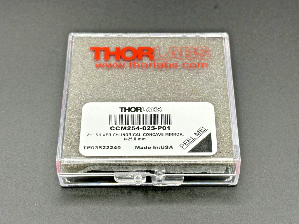 Thorlabs CCM254-025-P01 1" Silver Concave Cylindrical Mirror 25mm New Open Box0