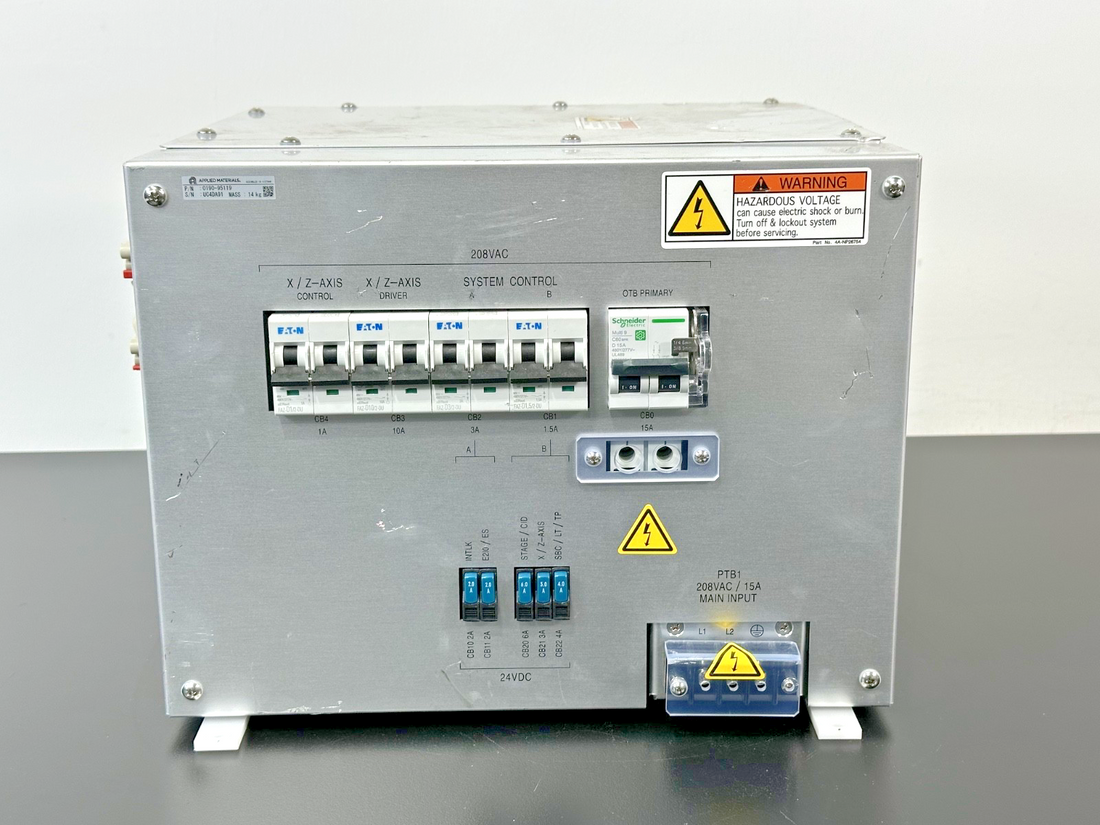 Applied Materials 0190 95119 208VAC System Control Power Distribution Unit Parts0