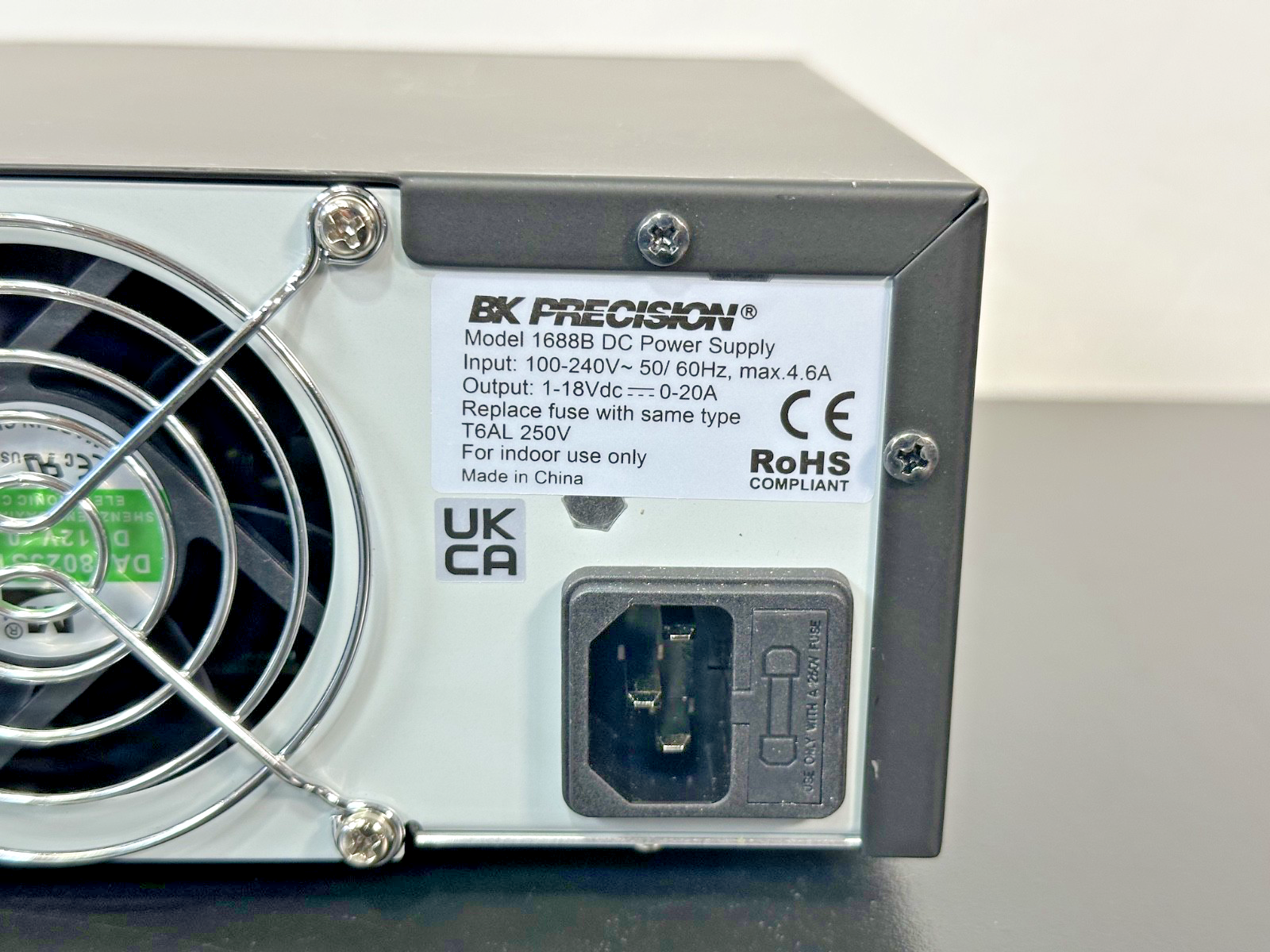 B&K Precision 1688B Switching DC Power Supply 1 18V 20A 360W Working4