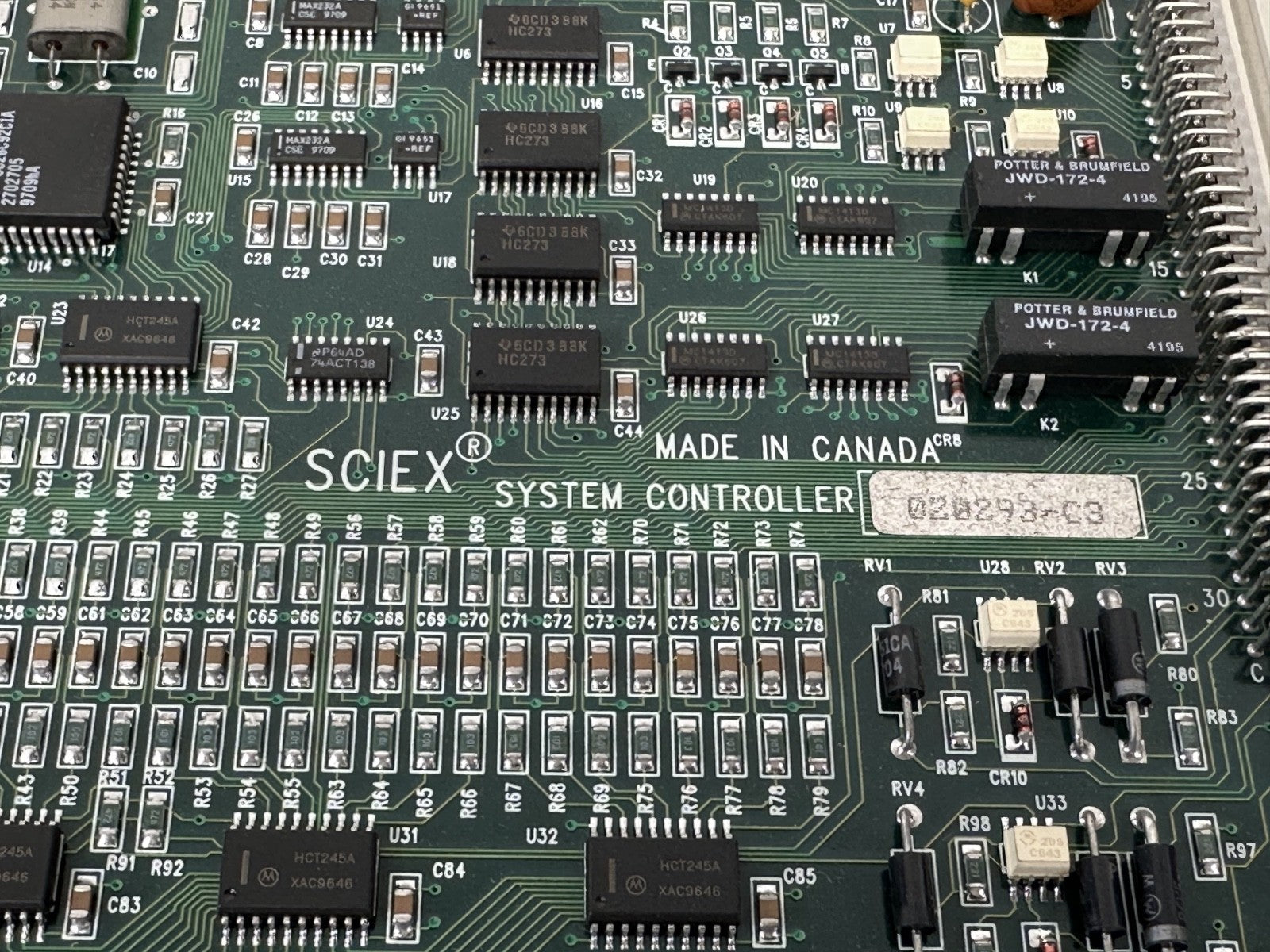 SCIEX System Controller PCB Board P/N 022293 C32