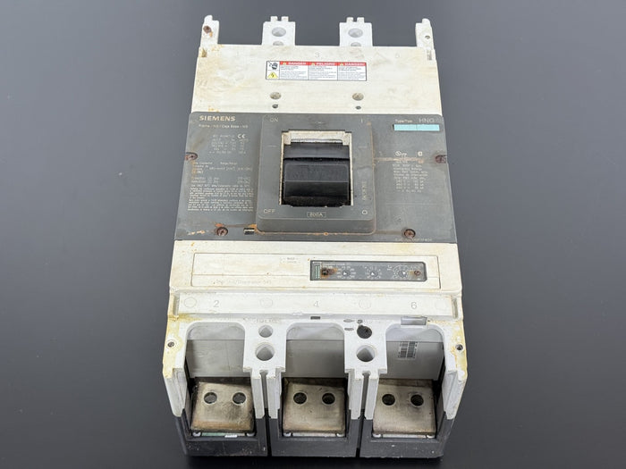 Siemens HNG 800A Circuit Breaker w/ Trip Unit 545 NG Frame MCCB