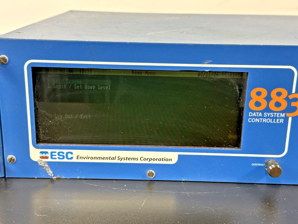 ESC 8832 Environmental Data System Controller Rackmount Powers On2