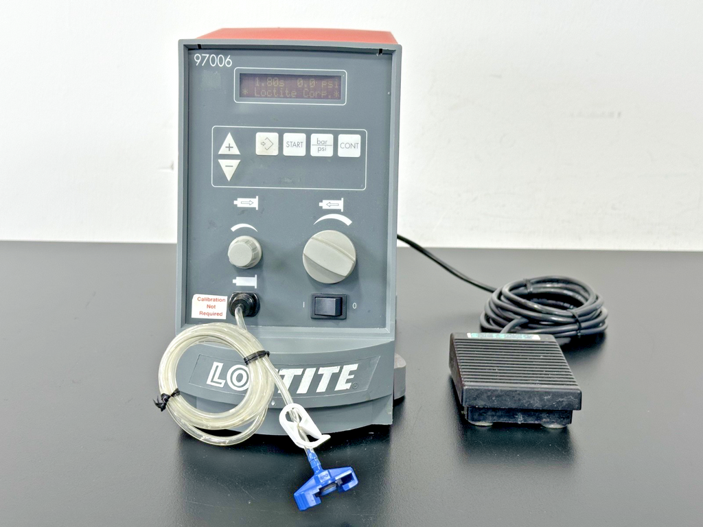 Loctite 97006 Digital Precision Syringe Dispenser w/ Foot Pedal Powers On1