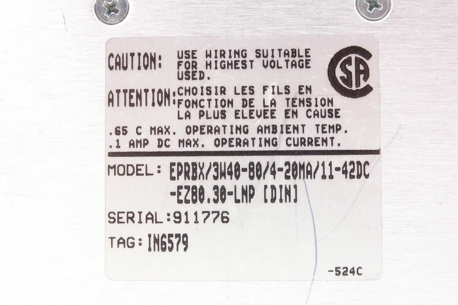 Moore Industries EPRBX Transmitter1