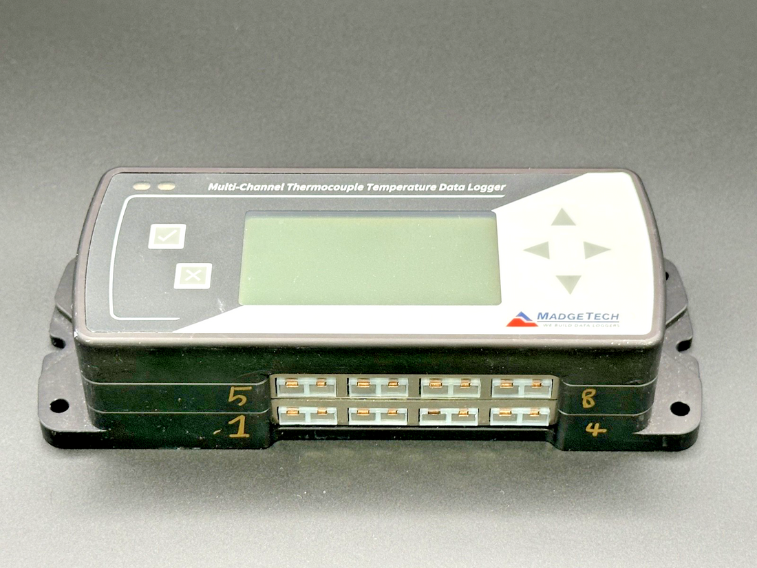 MadgeTech TCTempX8LCD 8 Channel Thermocouple Temperature Data Logger0