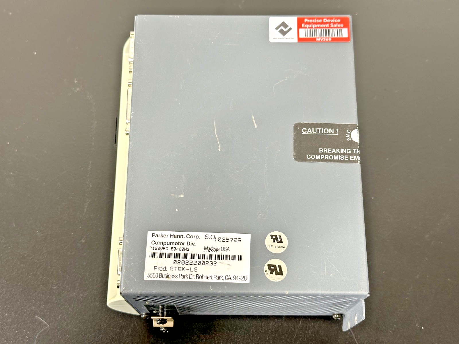 Parker GT6K L5 Gemini Stepper Drive Controller 5A Ethernet 120VAC5