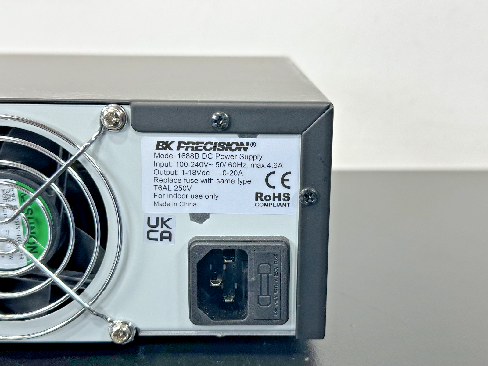 B&K Precision 1688B Switching DC Power Supply 1 18V 20A USB Powers On Working4