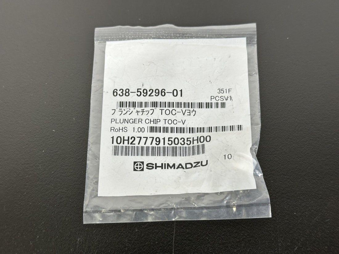 Shimadzu 638 59296 01 Plunger Chip TOC V New OEM Replacement Part0
