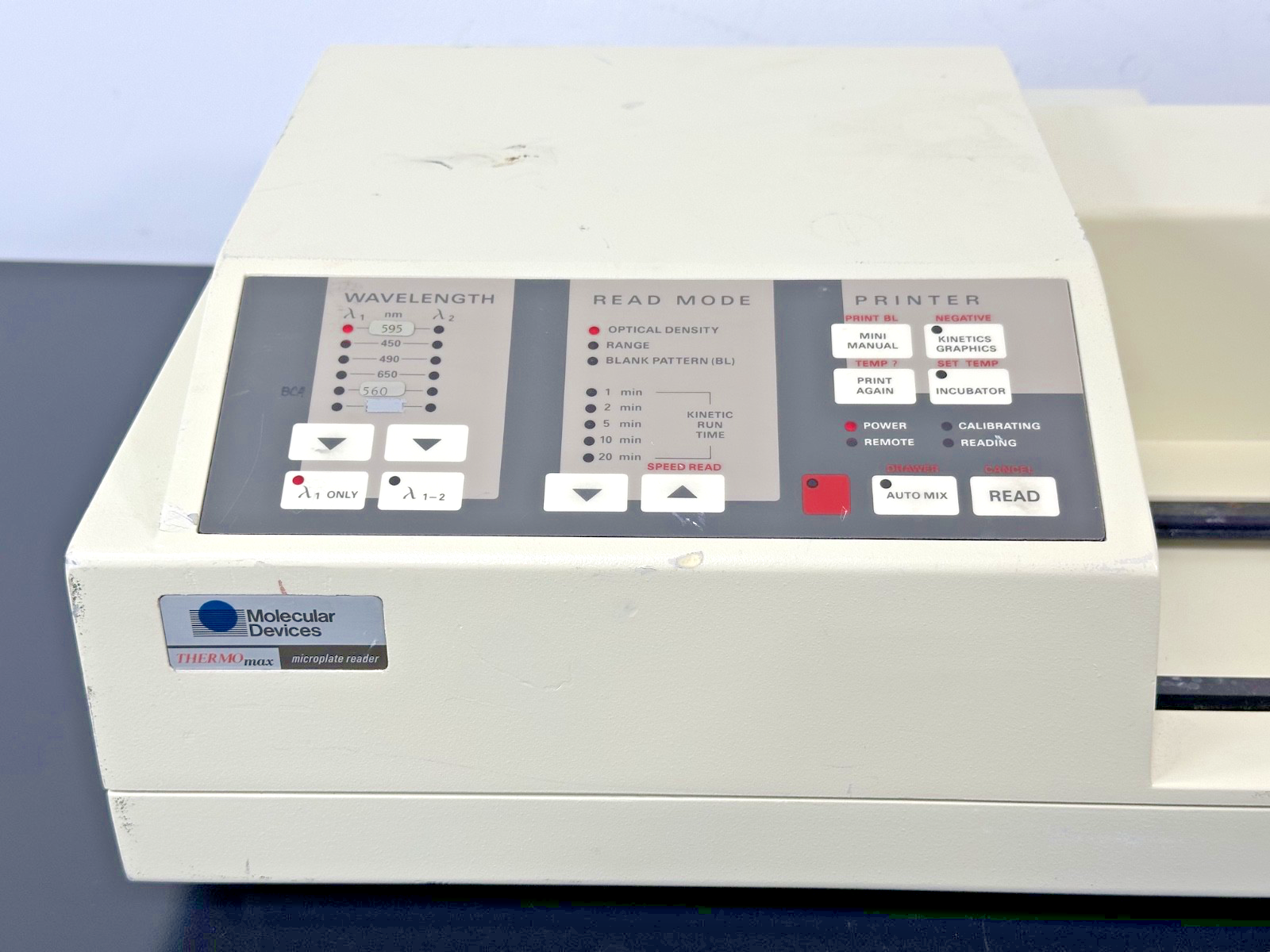 Molecular Devices THERMOmax Microplate Reader UVT 06365 Used Powers On1