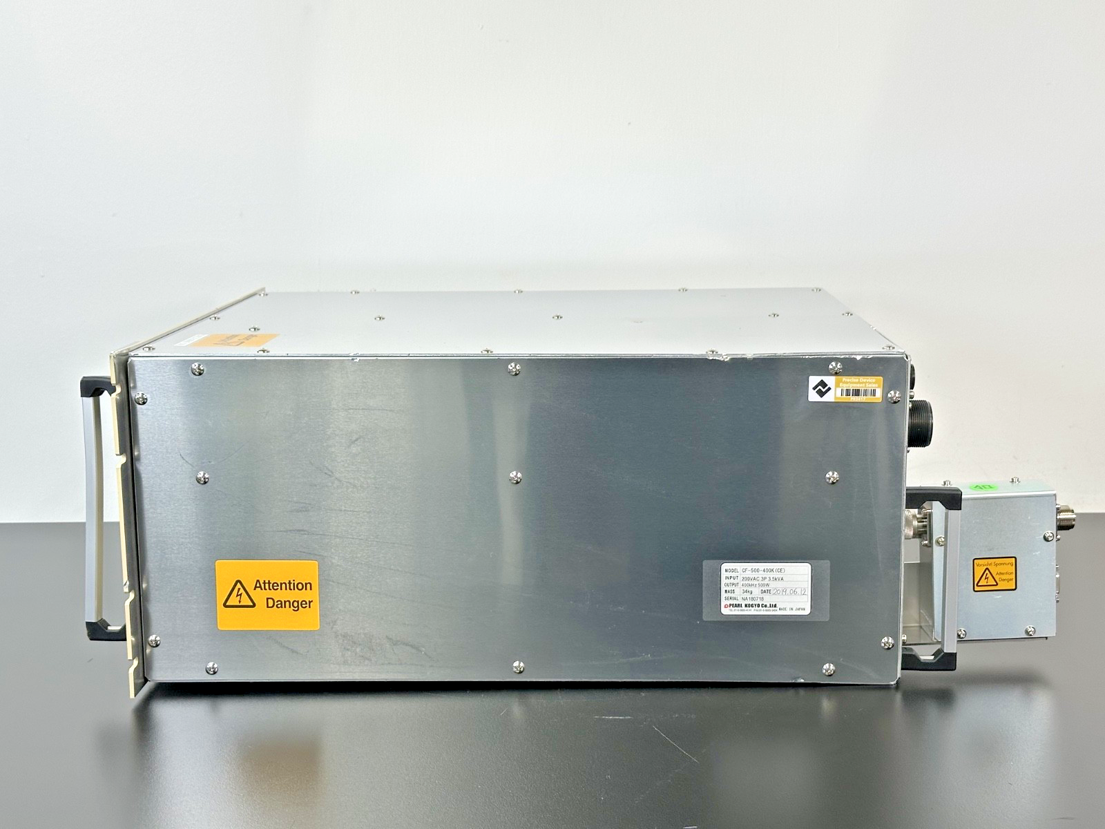 Pearl Kogyo CF 500 400K 400kHz 500W RF Power Supply Generator 20192