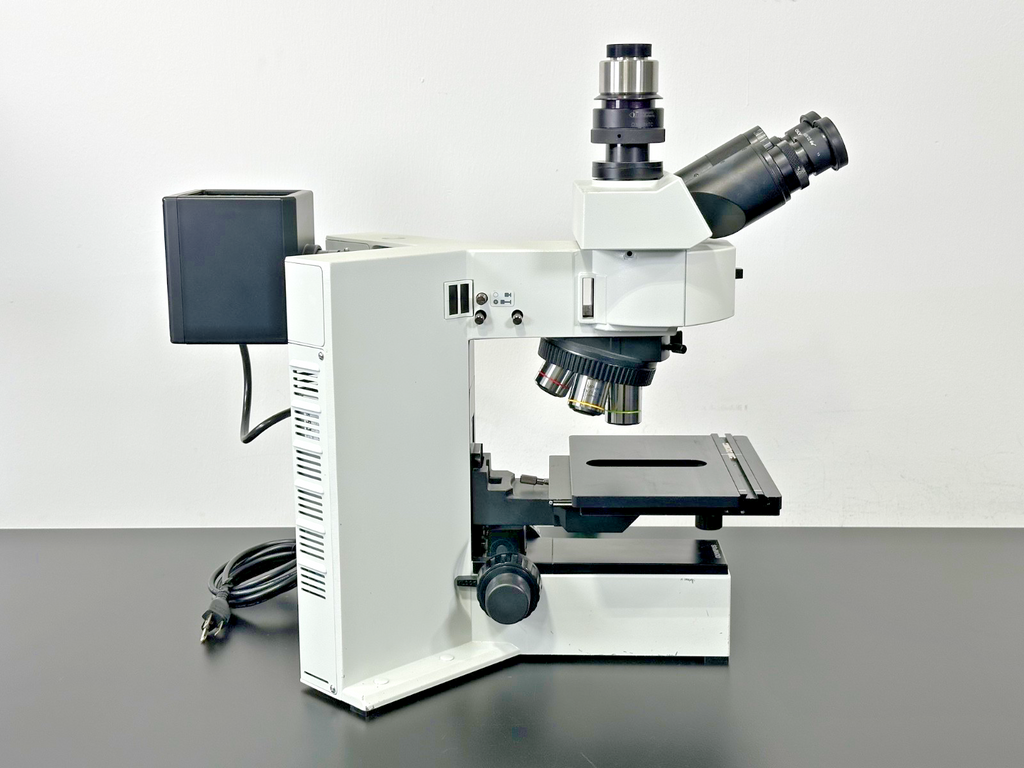 Olympus BX60MFS Trinocular Metallurgical Microscope w/5 MPlan Objectives Working5