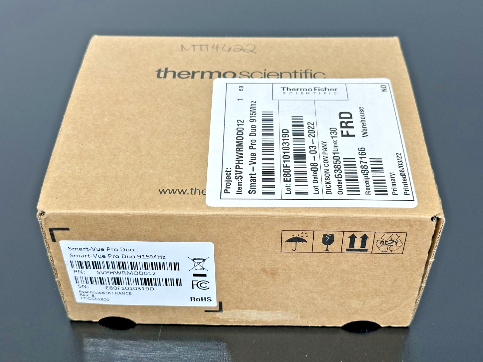 Thermo Scientific Smart Vue Pro Duo 915MHz Wireless Data Logger SVPHWRMOD0122