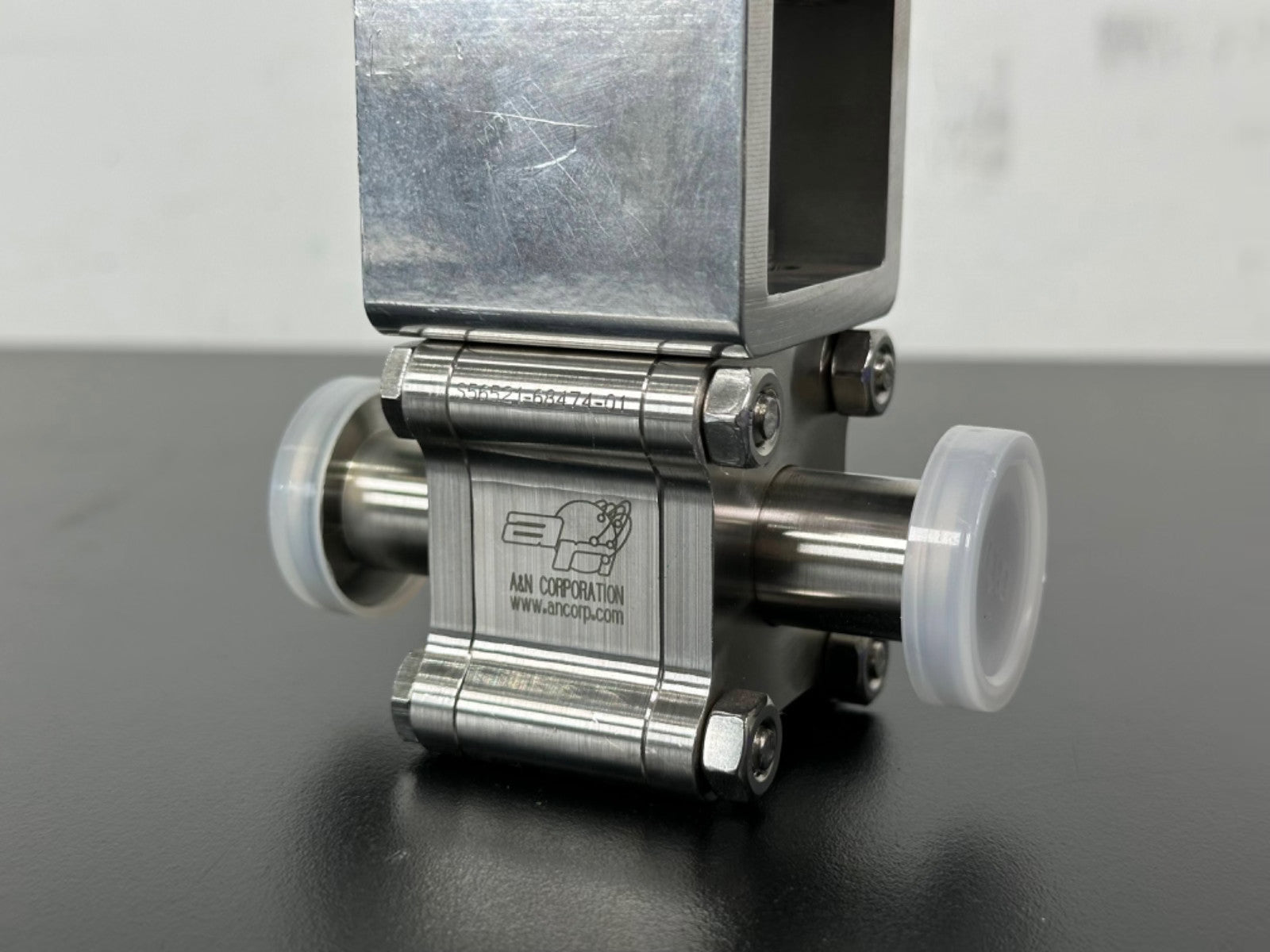 Actuatech GS 15 F04 Pneumatic Actuator w/ A&N Ball Valve B4075 0F16 AS Stainless2