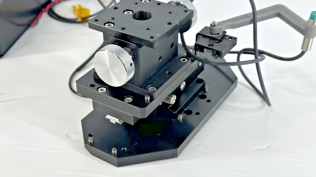Custom Multi Axis Optical Positioning Stage with Interlock Control Box4
