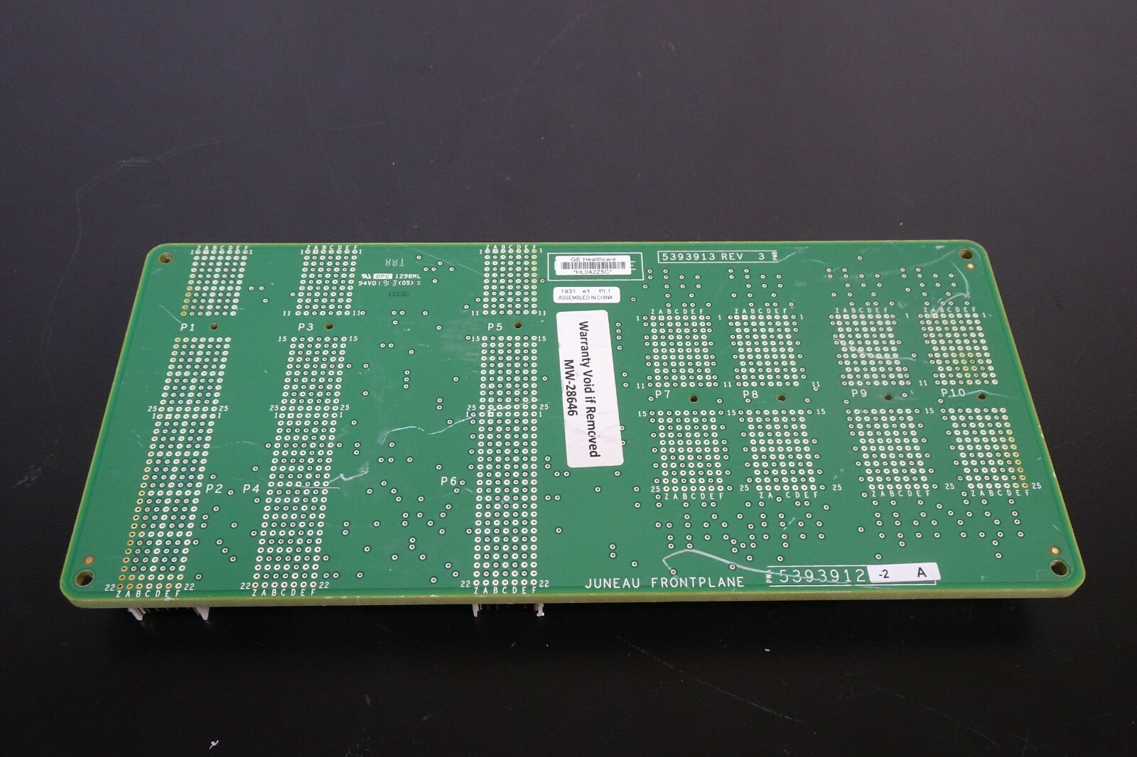 GE LE9 Juneau Front Plane Board Model 53939132
