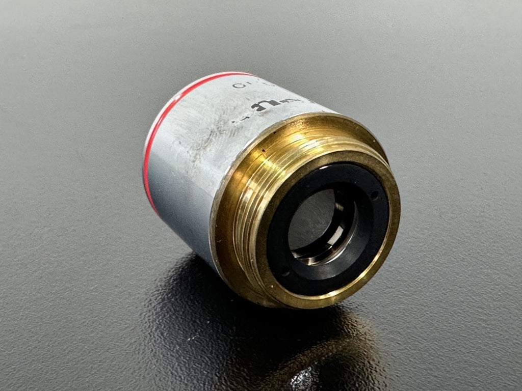 Olympus Plan 4X/0.10 Infinity Microscope Objective Lens Red Band2