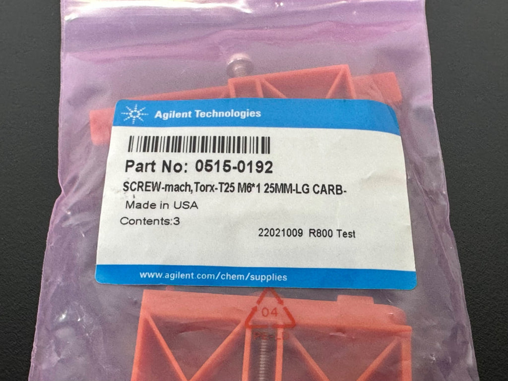 Agilent 0515 0192 Torx T25 M6x25mm Machine Screws Lot w/ Mount Brackets1