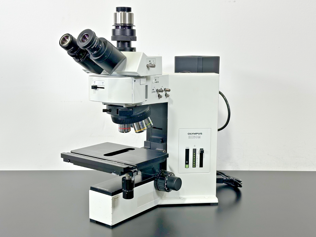 Olympus BX60MFS Trinocular Metallurgical Microscope w/5 MPlan Objectives Working0