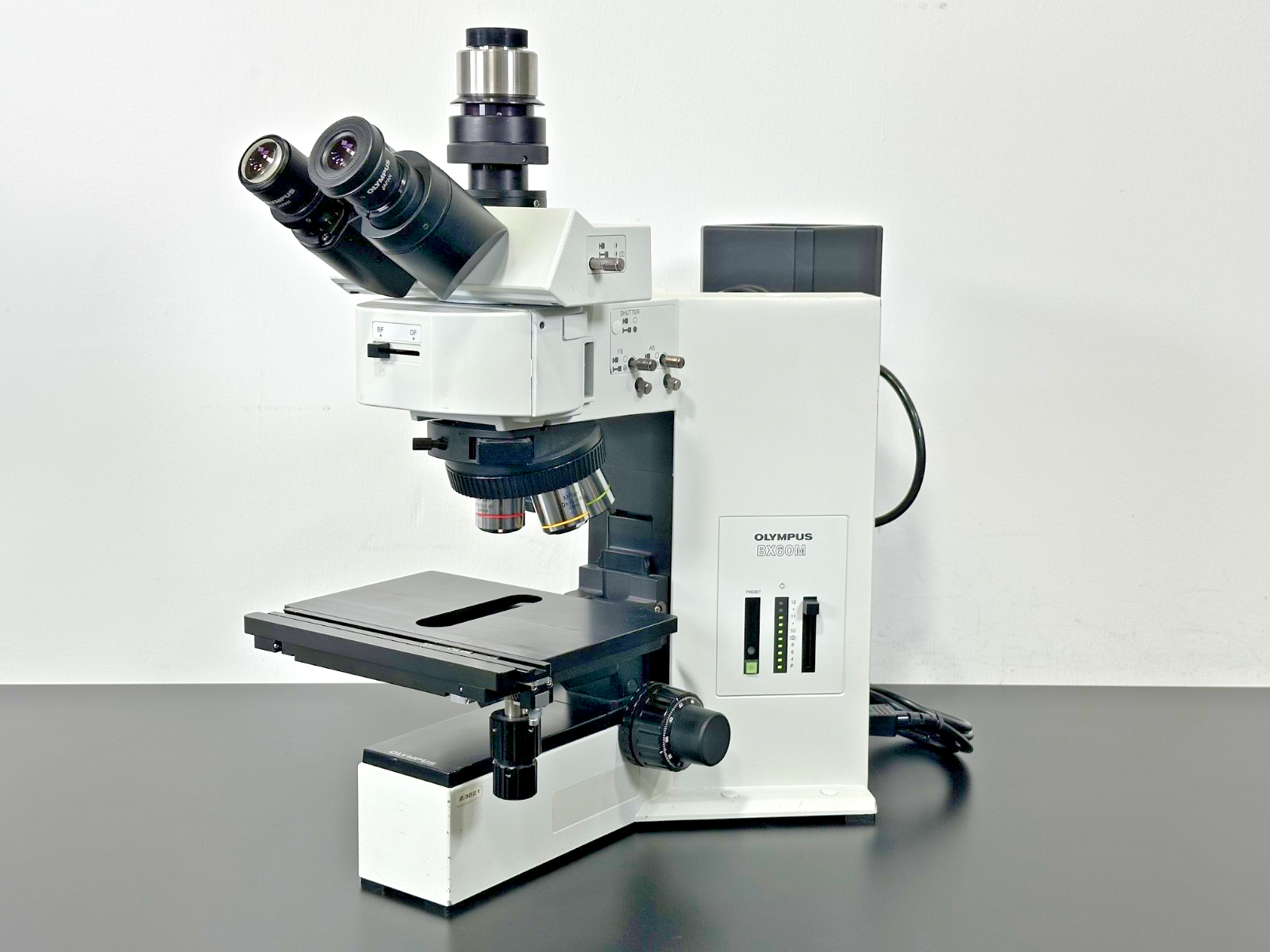Olympus BX60MFS Trinocular Metallurgical Microscope w/5 MPlan Objectives Working0