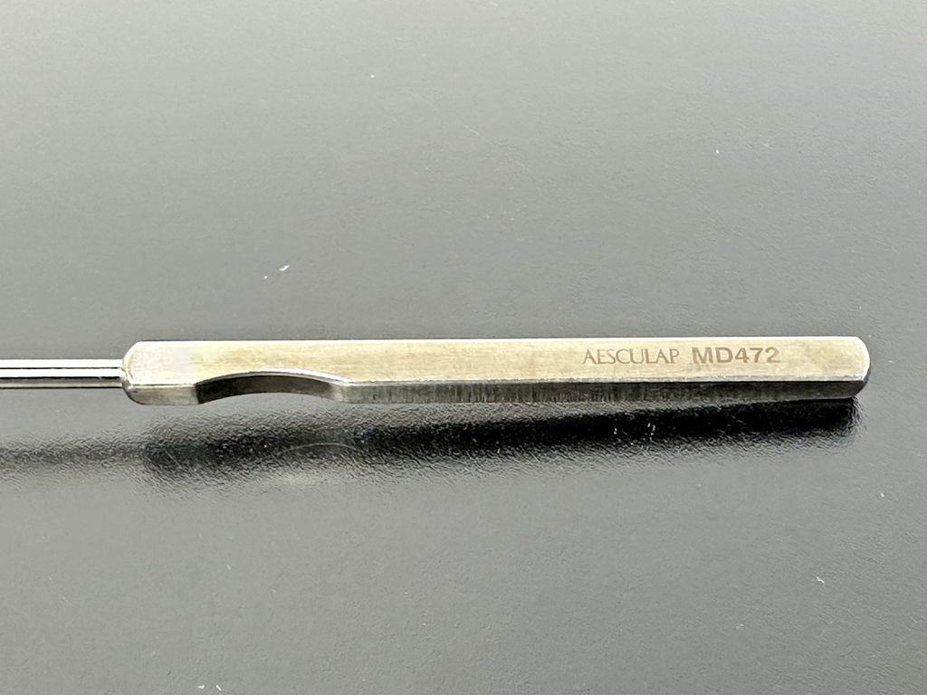Aesculap MD472 Kevorkian Younge 13" Stainless Steel Curette Instrument3
