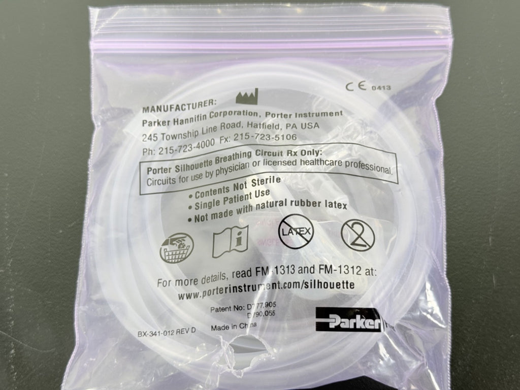 Parker Porter Silhouette Breathing Circuit BX 341 012 Single Use1