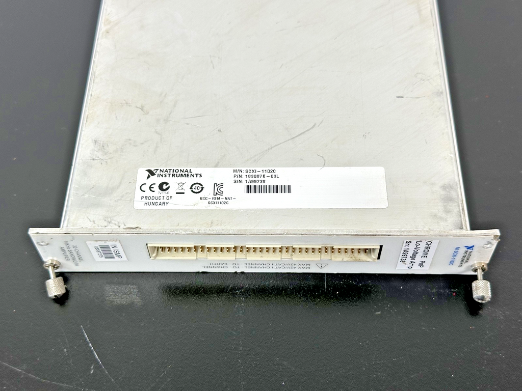 National Instruments NI SCXI 1102C 32 Channel 10kHz Amplifier Module Used5