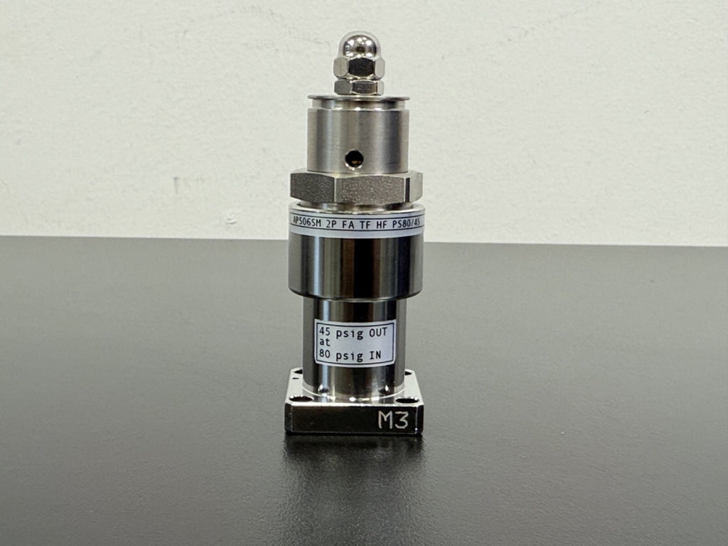 Parker Hannifin Gas Pressure Regulator 80 PSI In / 45 PSI Out (APS06SM)0
