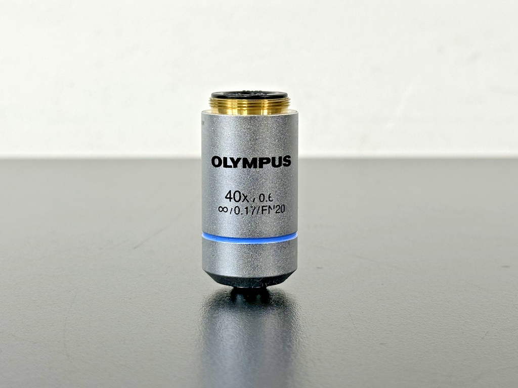 Olympus 40X 0.65 Plan Objective Microscope Lens Infinity FN200