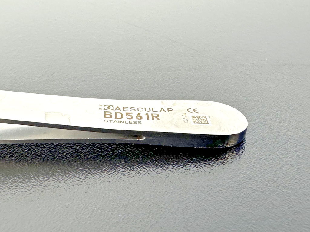 Aesculap BD561R Straight Forceps 7 7/8" Stainless Steel 1x22