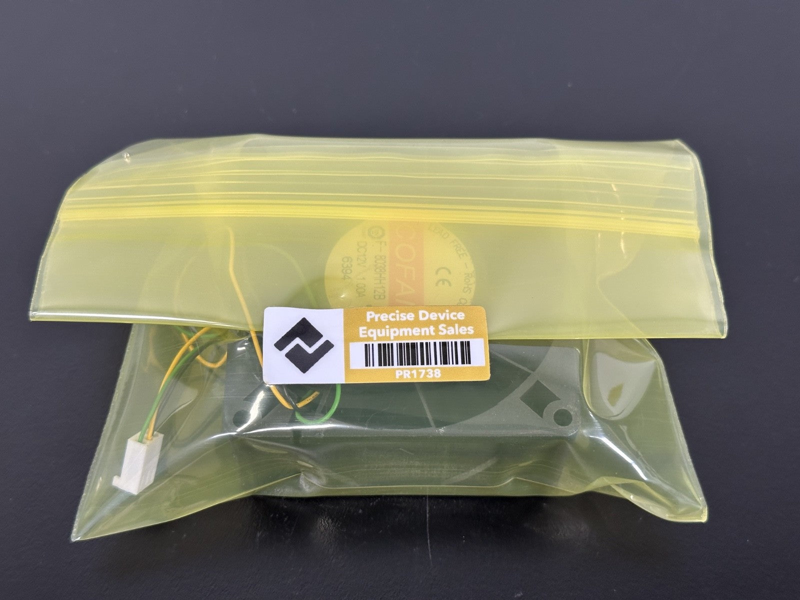 COFAN F 8038HH12B 12V DC 1.00A Brushless Cooling Fan 3 Wire3