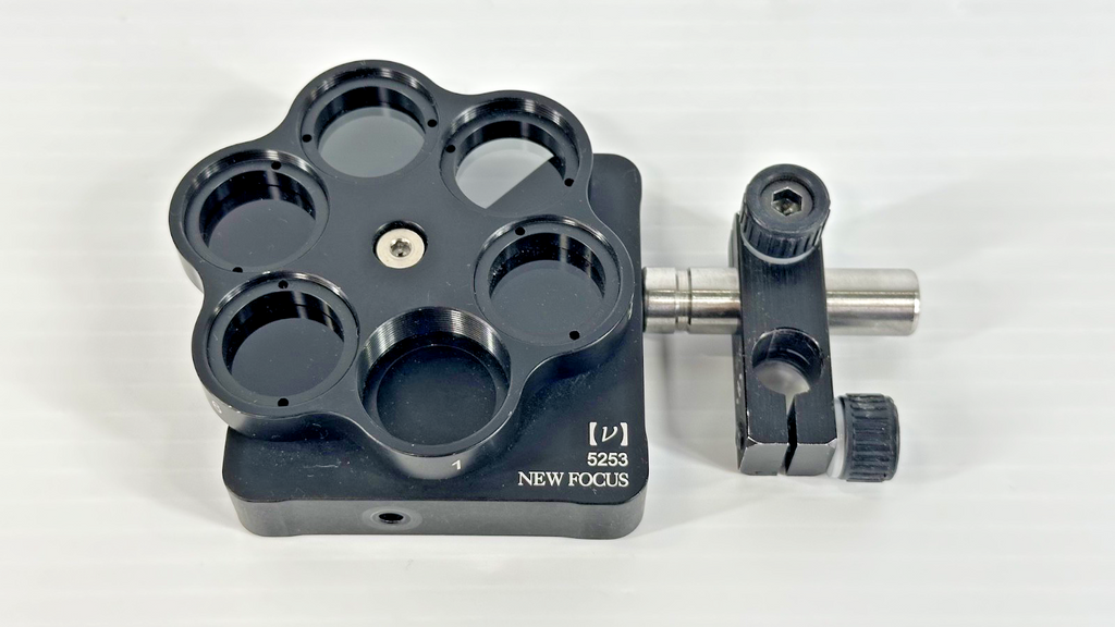 New Focus 5253 6 Position Fixed Attenuation Wheel Optical Mount0