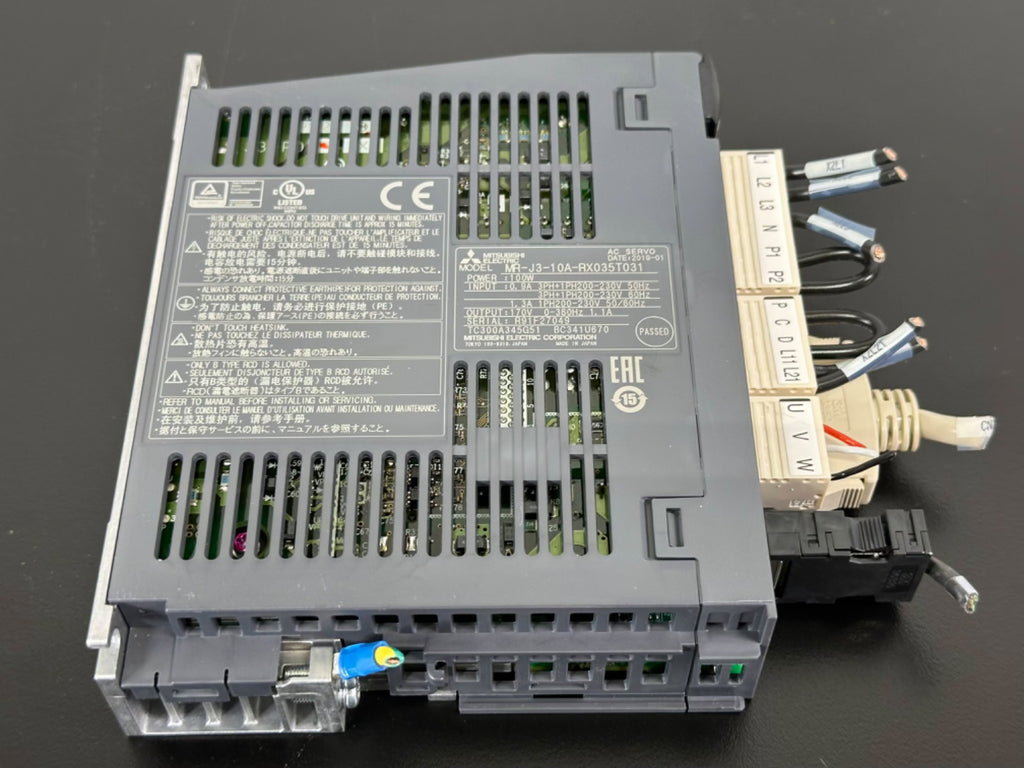 Mitsubishi Electric MR J3 10A RX035T031 Servo Drive Amplifier 100W MR J30