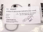 Aesculap BD993R Stieglitz Splinter Forceps Ang 140MM1