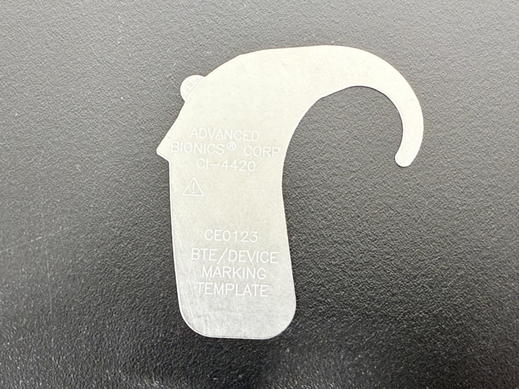 Advanced Bionics CI 4420 & CI 4340 Device Marking Template Set1