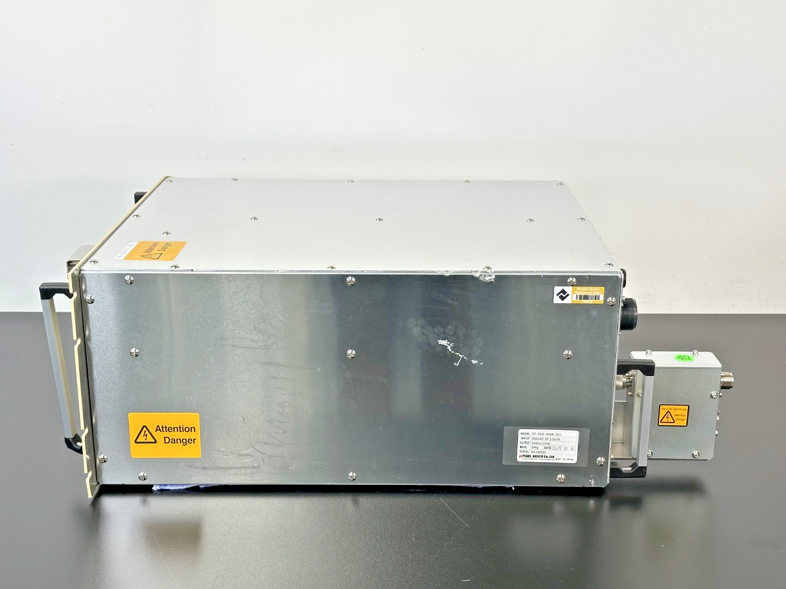 Pearl Kogyo CF 500 400K 400kHz 500W RF Power Supply Generator w/ RF Output2