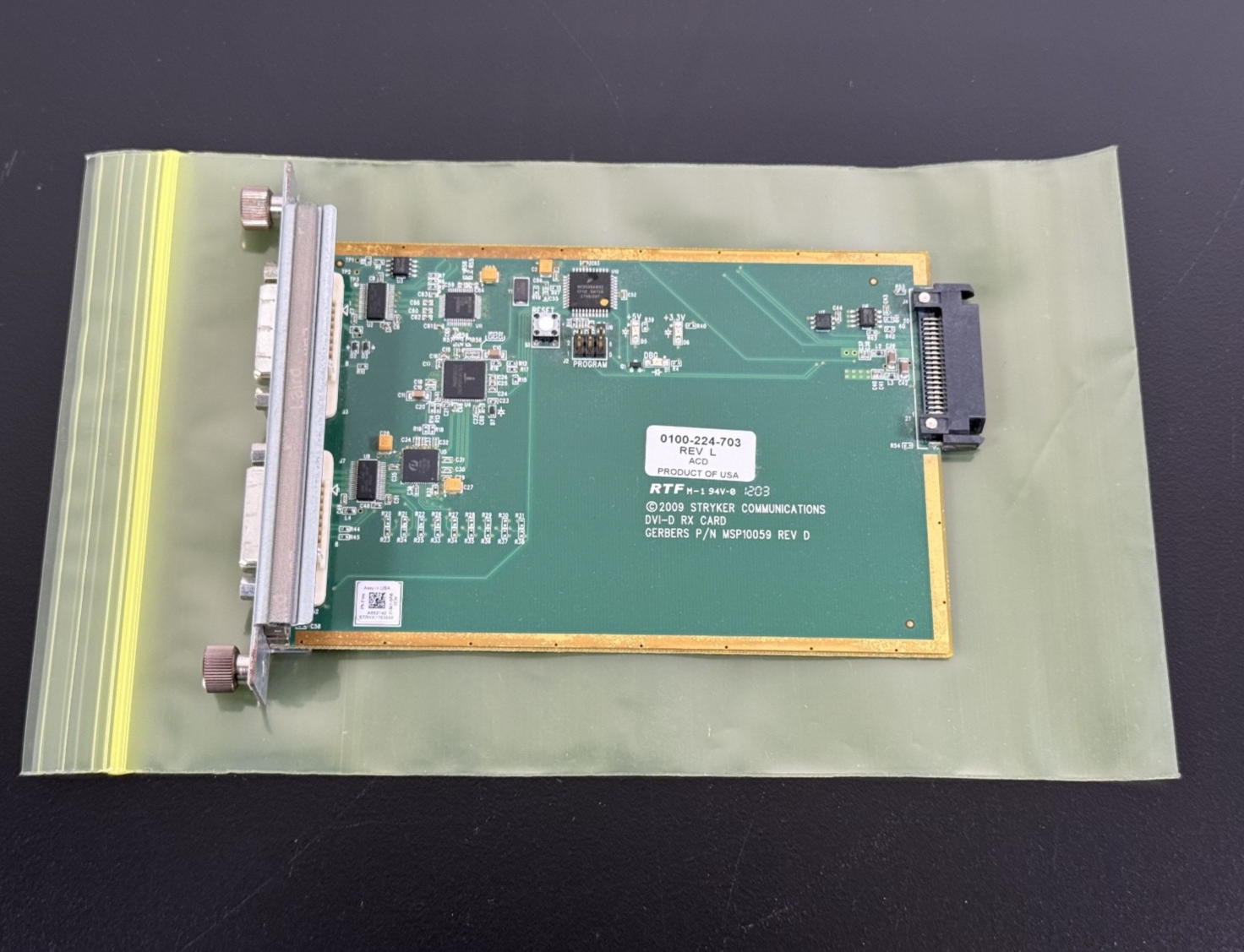 STRYKER COMMUNICATIONS DVI D RX CARD0