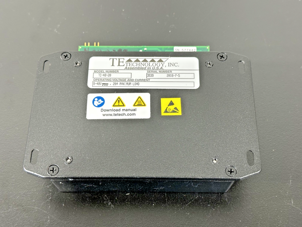 TE Technology TC 48 20 Thermoelectric Temperature Controller 9 48VDC 20A2