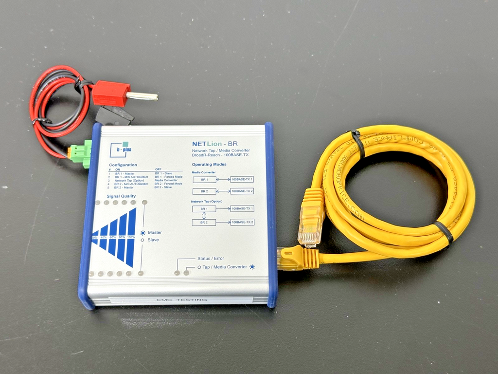 b plus NETLion BR Network TAP Media Converter BroadR Reach 100BASE TX1